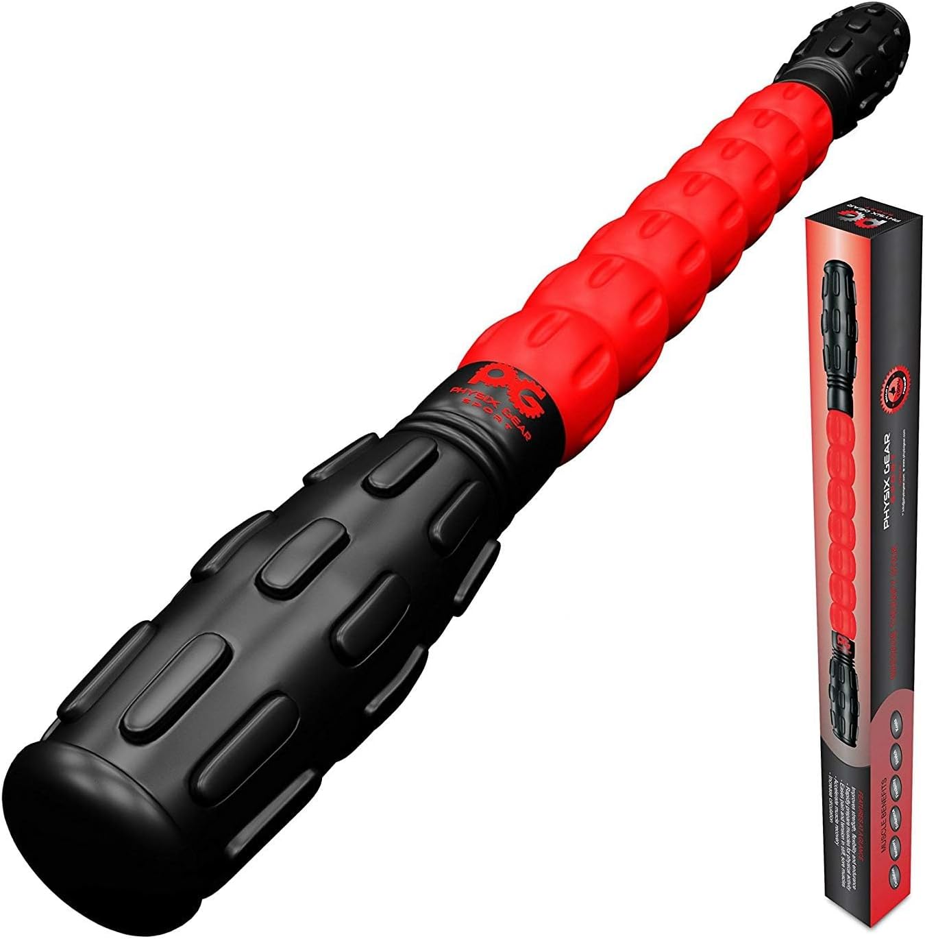 Physix Gear Roller Stick - Muscle Roller Massage Stick for Legs