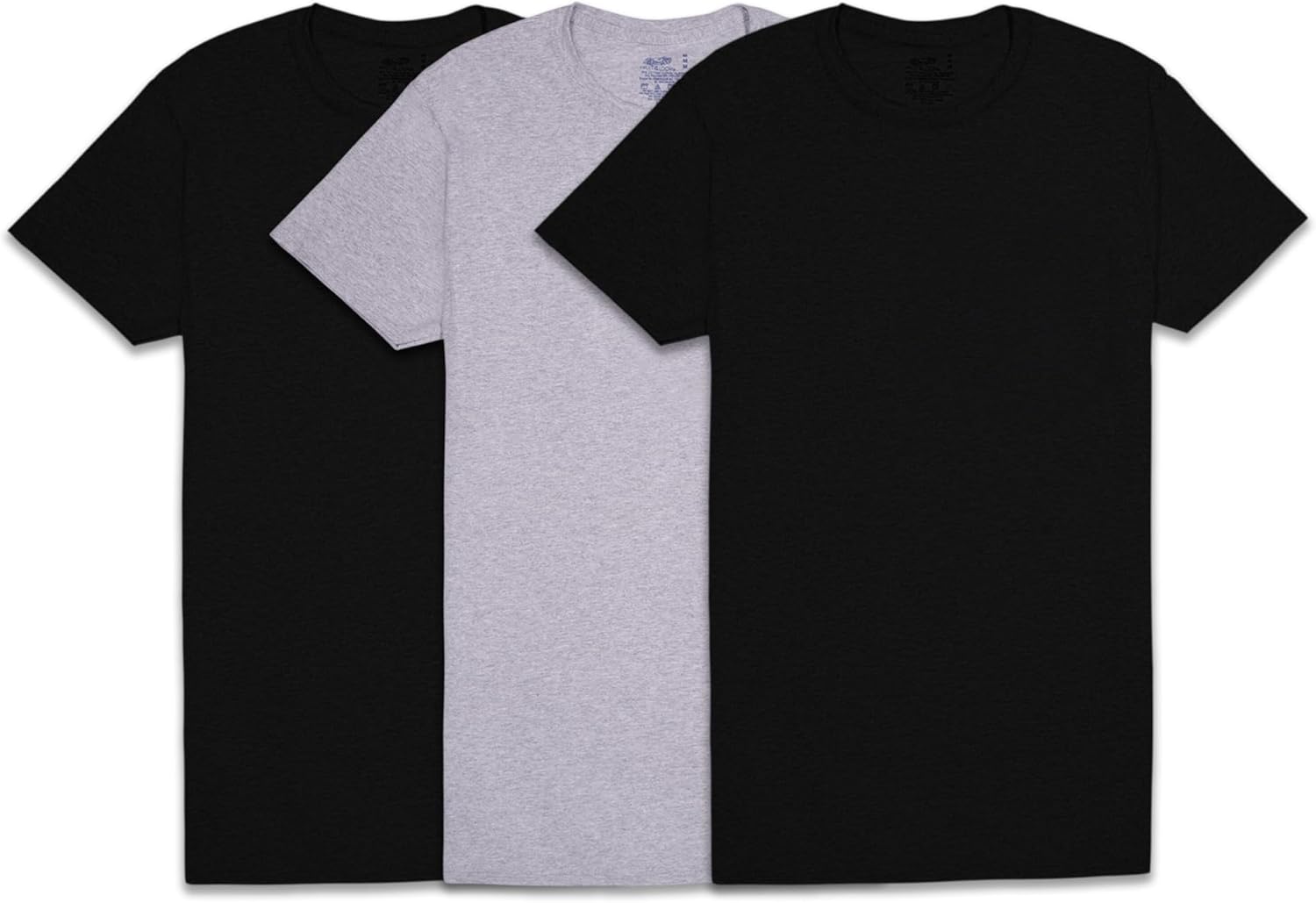 Men’s Crew Neck Undershirts Wicking T-Shirts