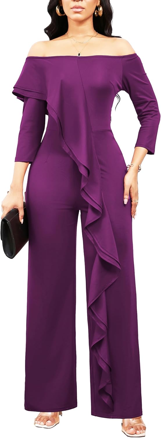 Dressy Long Pants Jumpsuit for Women