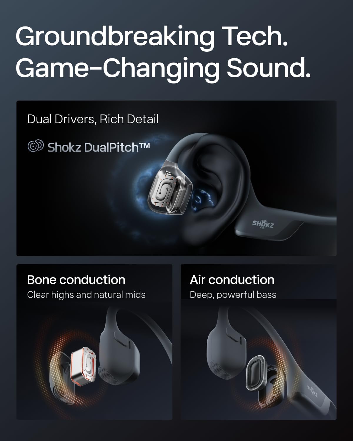 SHOKZ OpenRun Pro 2 – Wireless Bone