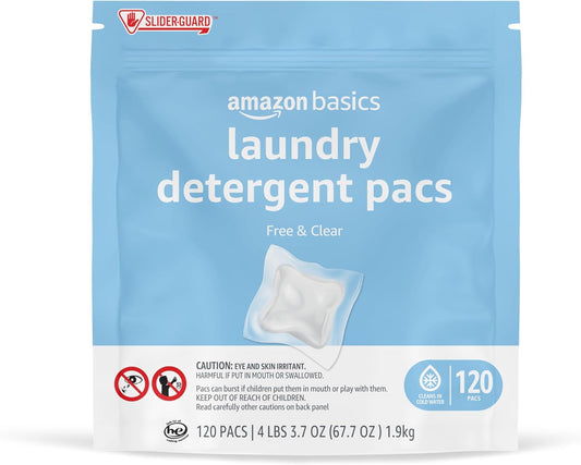 Laundry Detergent Pacs Free & Clear