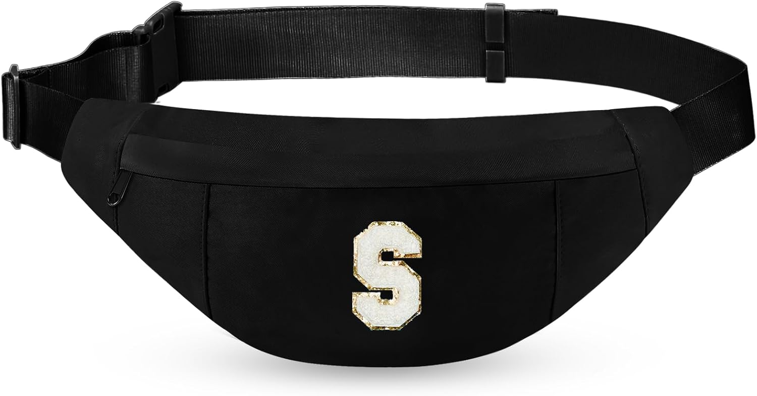 MAXTOP Large Crossbody Fanny Pack with 4-Zipper Pockets