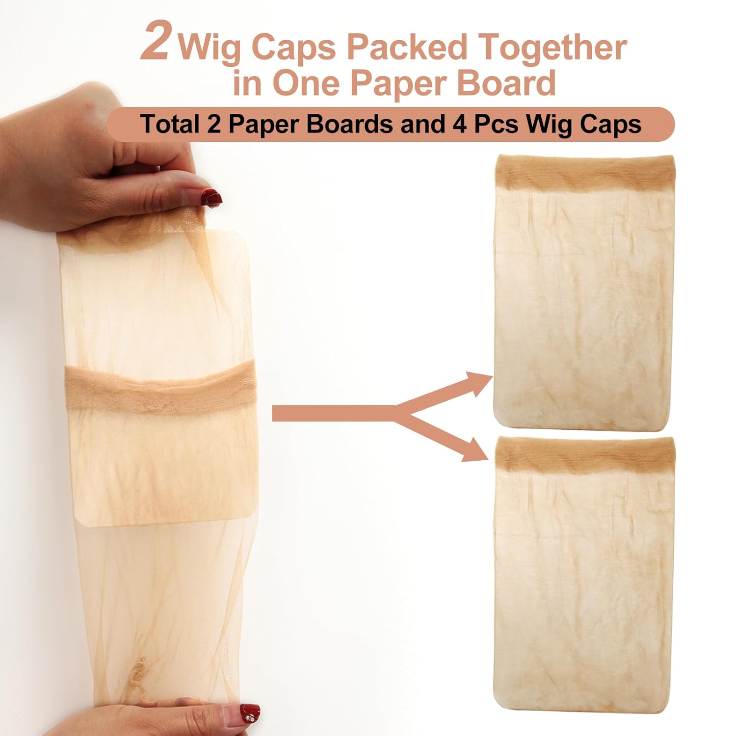 BEEOS Skinlike HD Wig Cap for Lace Front Wigs