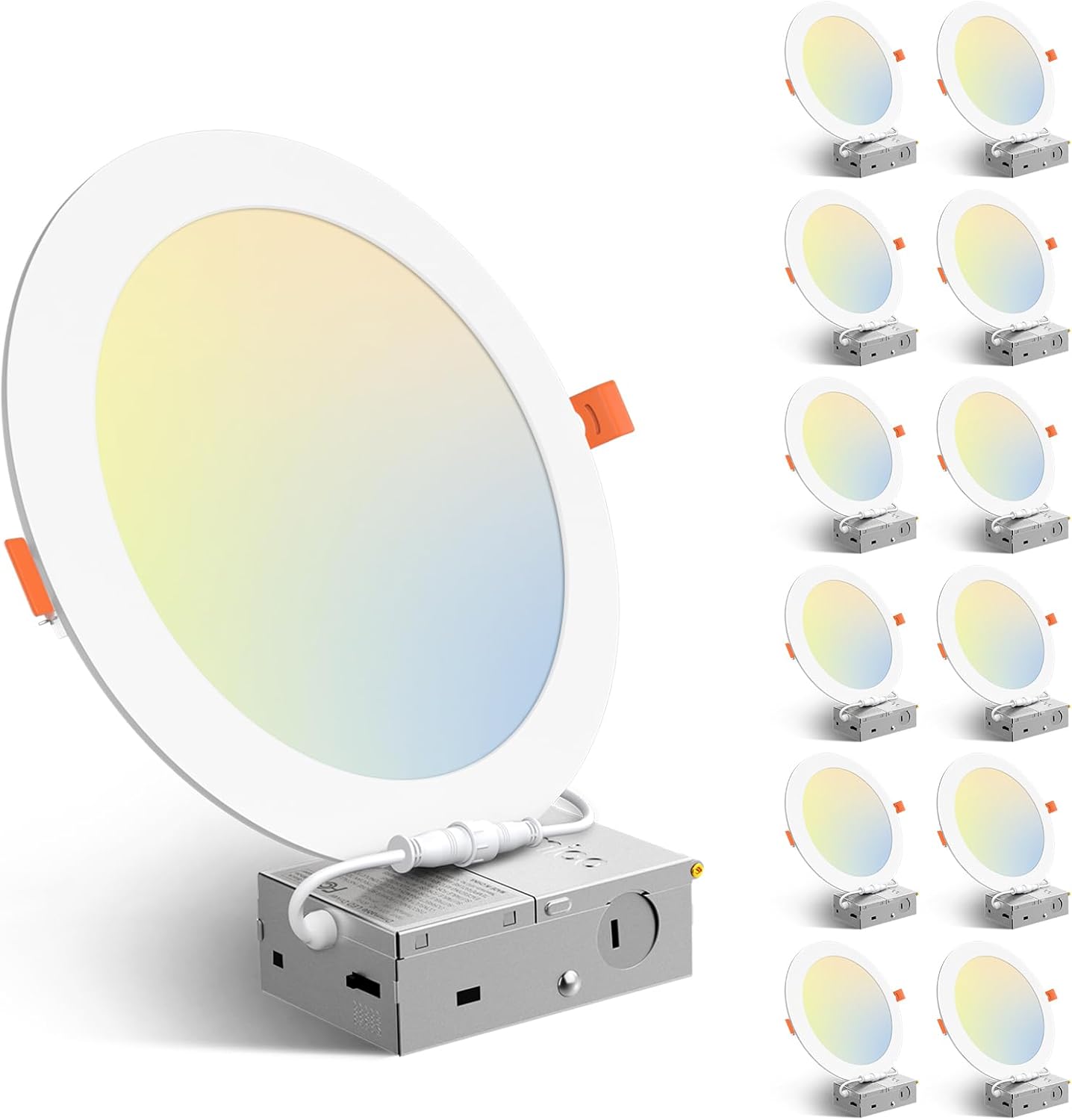 Amico 12-Pack 6" LED Recessed Ceiling Lights