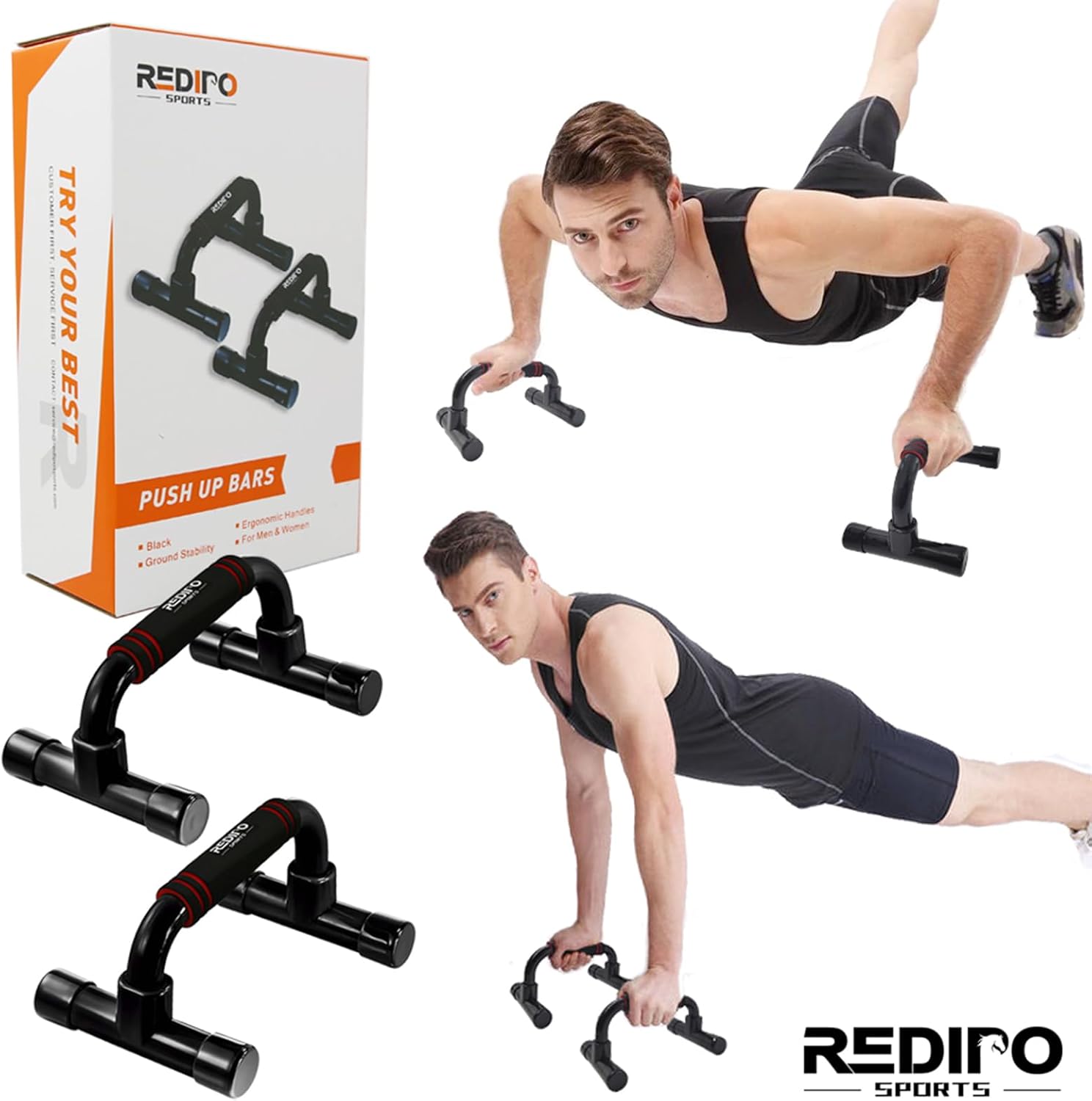 Push Up Bars Strength Training Workout Stands
