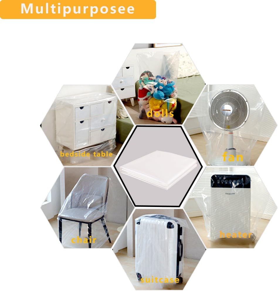 Large Waterproof Plastic Storage Bags Set