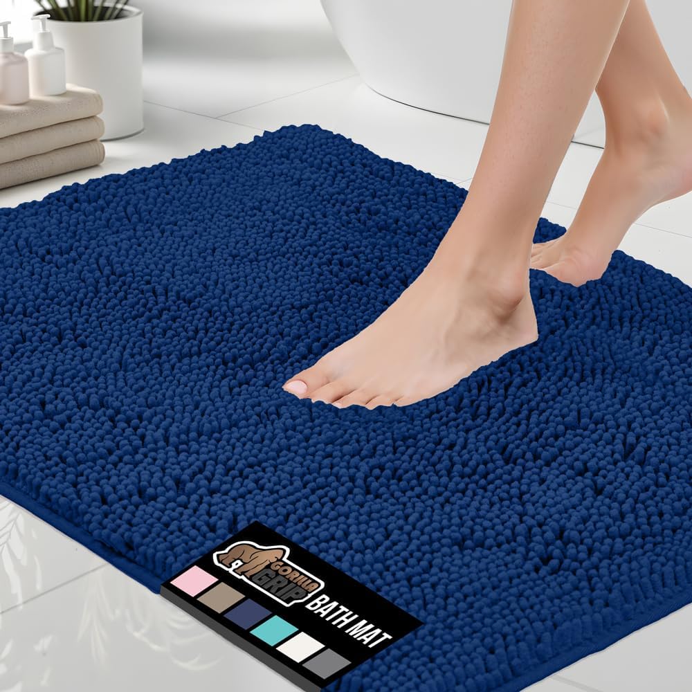 GORILLA GRIP Chenille Bath Rug