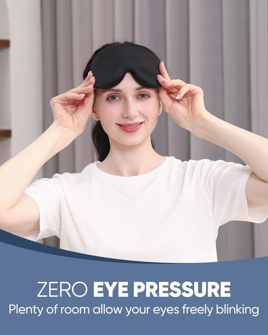 MZOO 3D Sleep Eye Mask Travel Blindfold