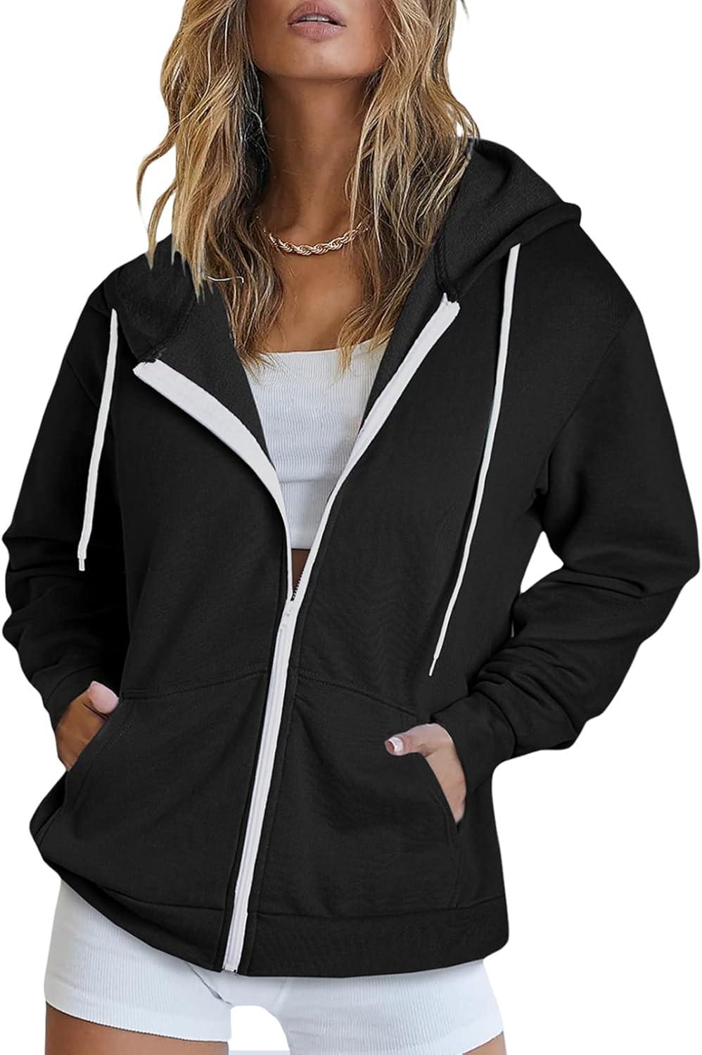 Dokotoo Women's Full Zip Up Hoodie for Women