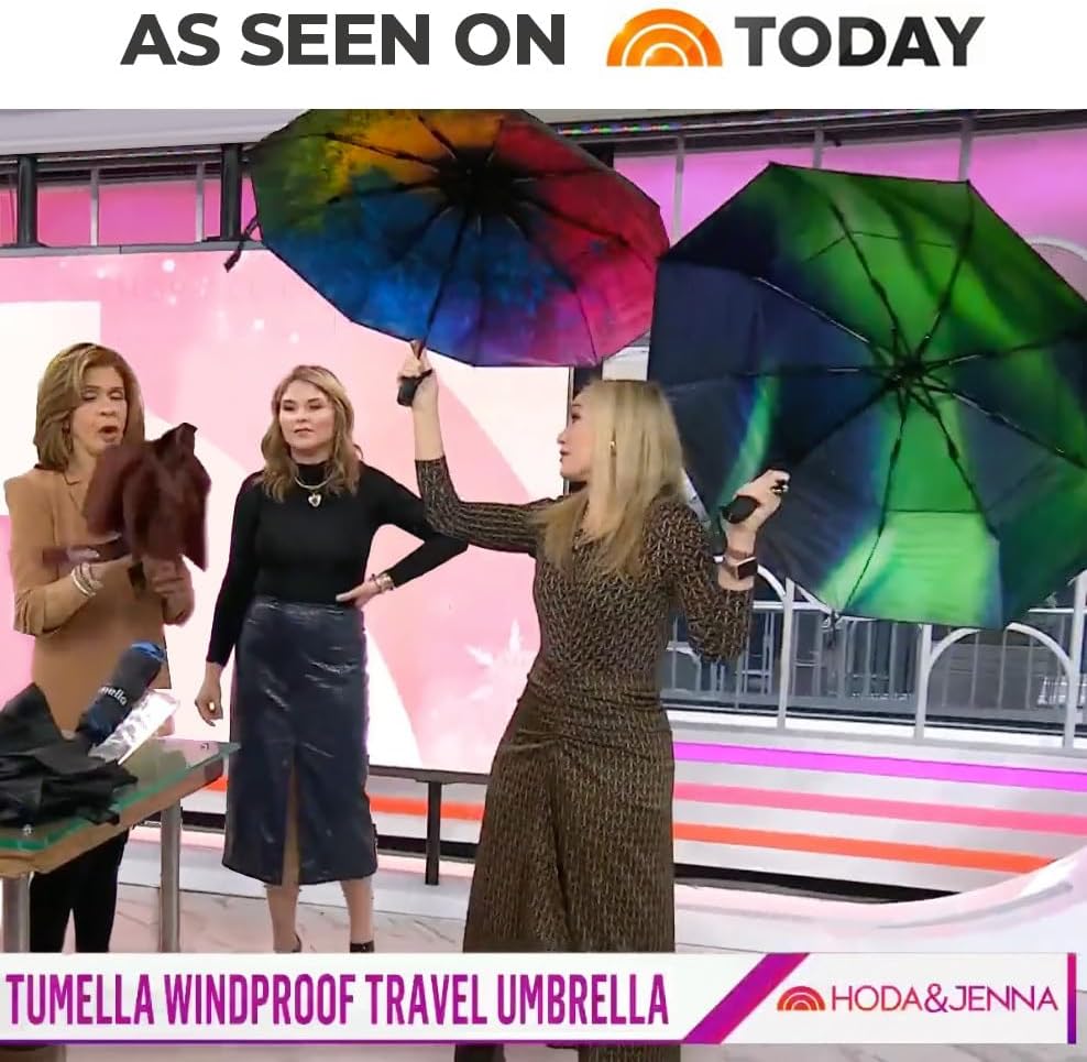 TUMELLA Windproof Travel Umbrella