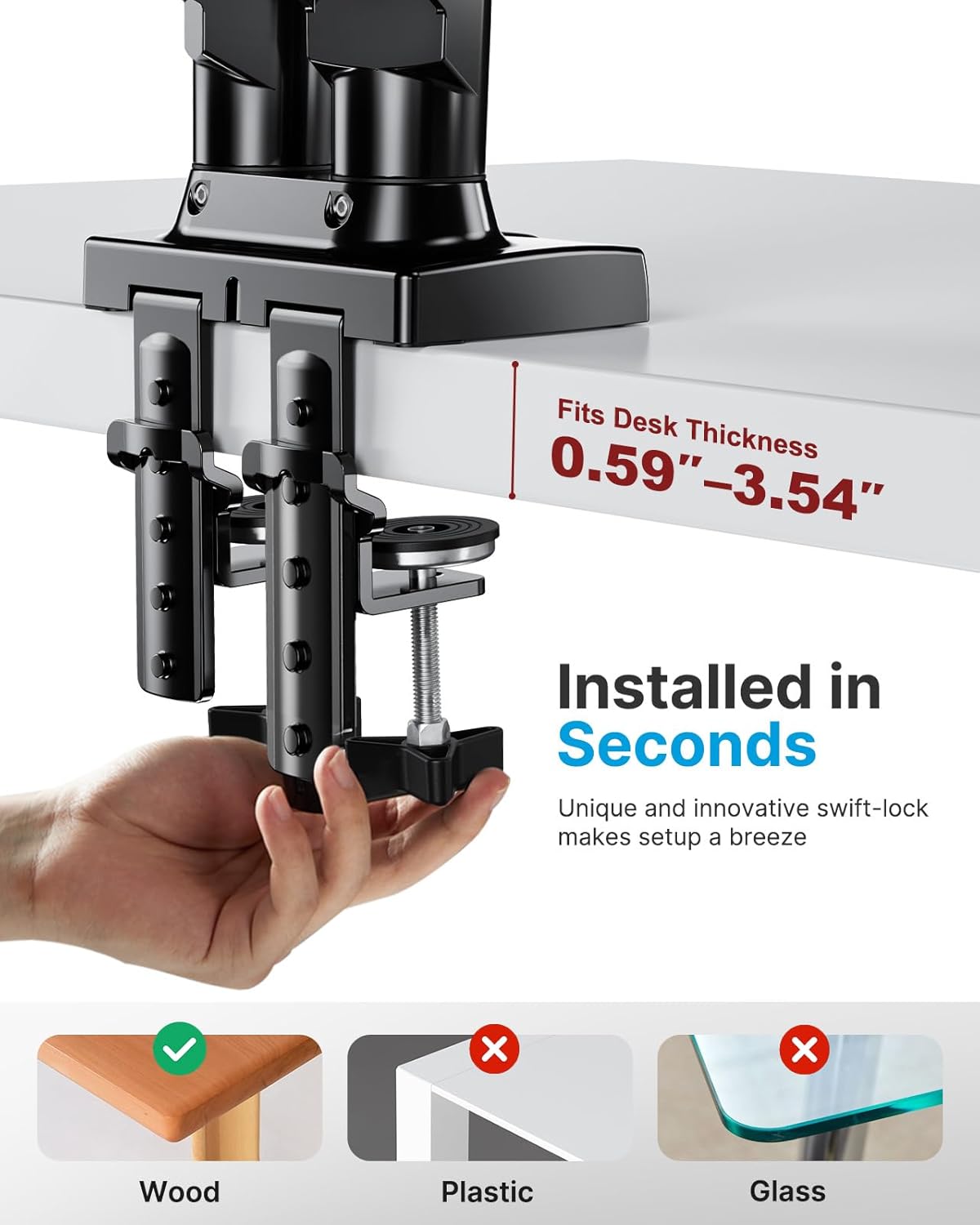 HUANUO Dual Monitor Stand