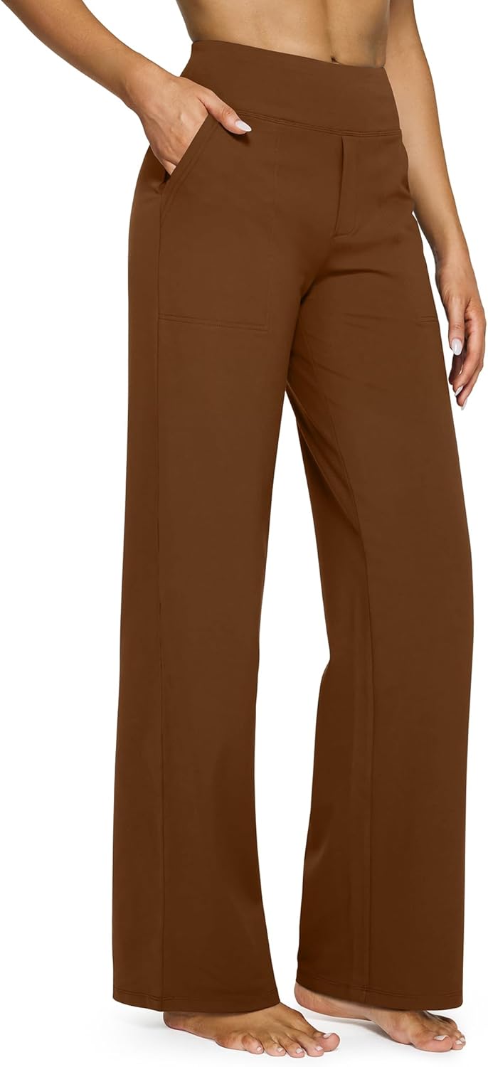 G4Free Women's Wide-Leg Yoga Pants