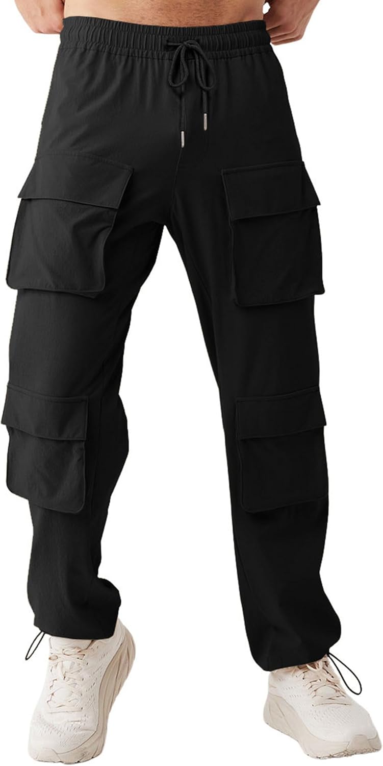 ZAFUL Flat Pocket Parachute Pants for Men