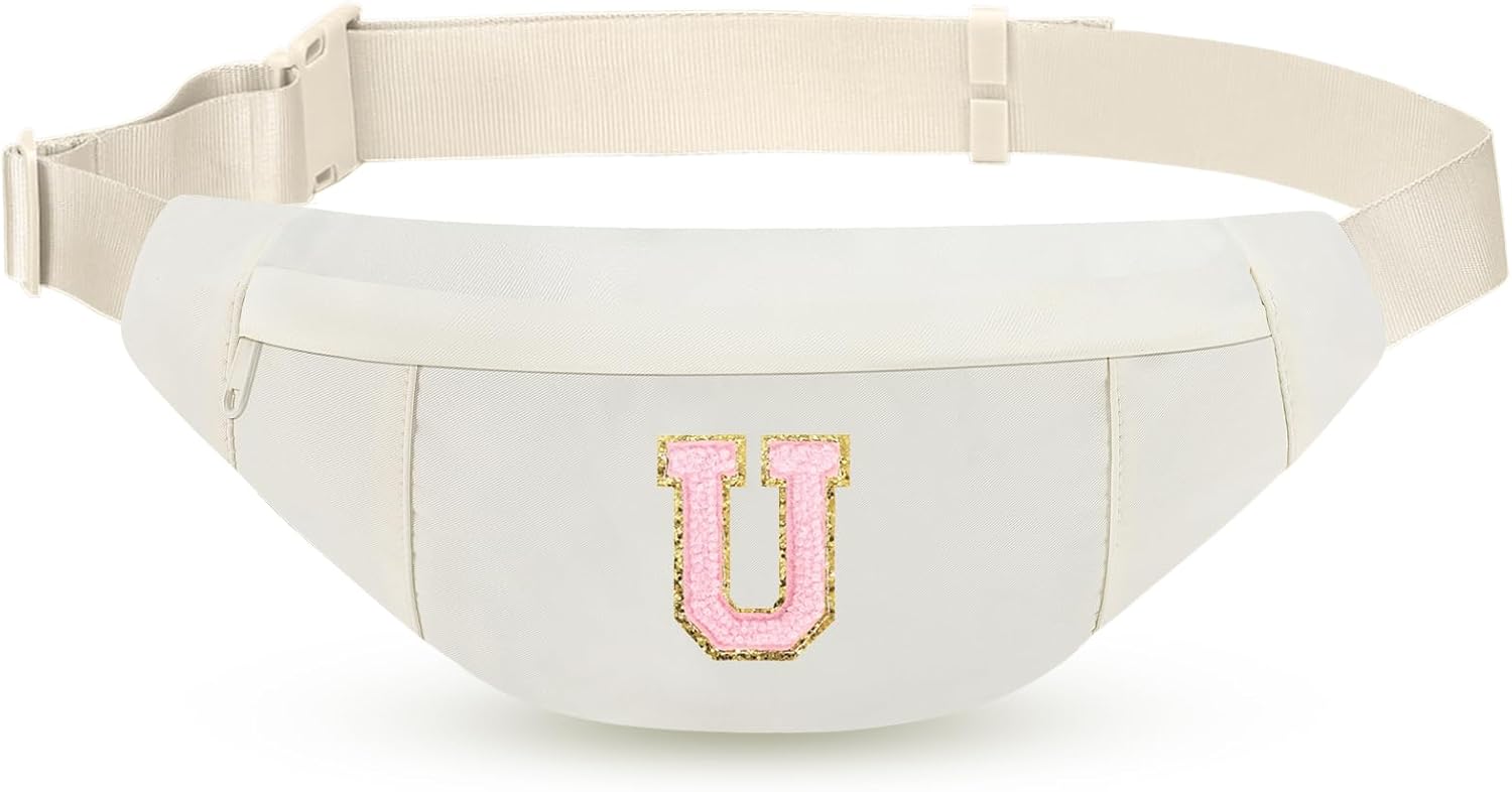 MAXTOP Large Crossbody Fanny Pack with 4-Zipper Pockets