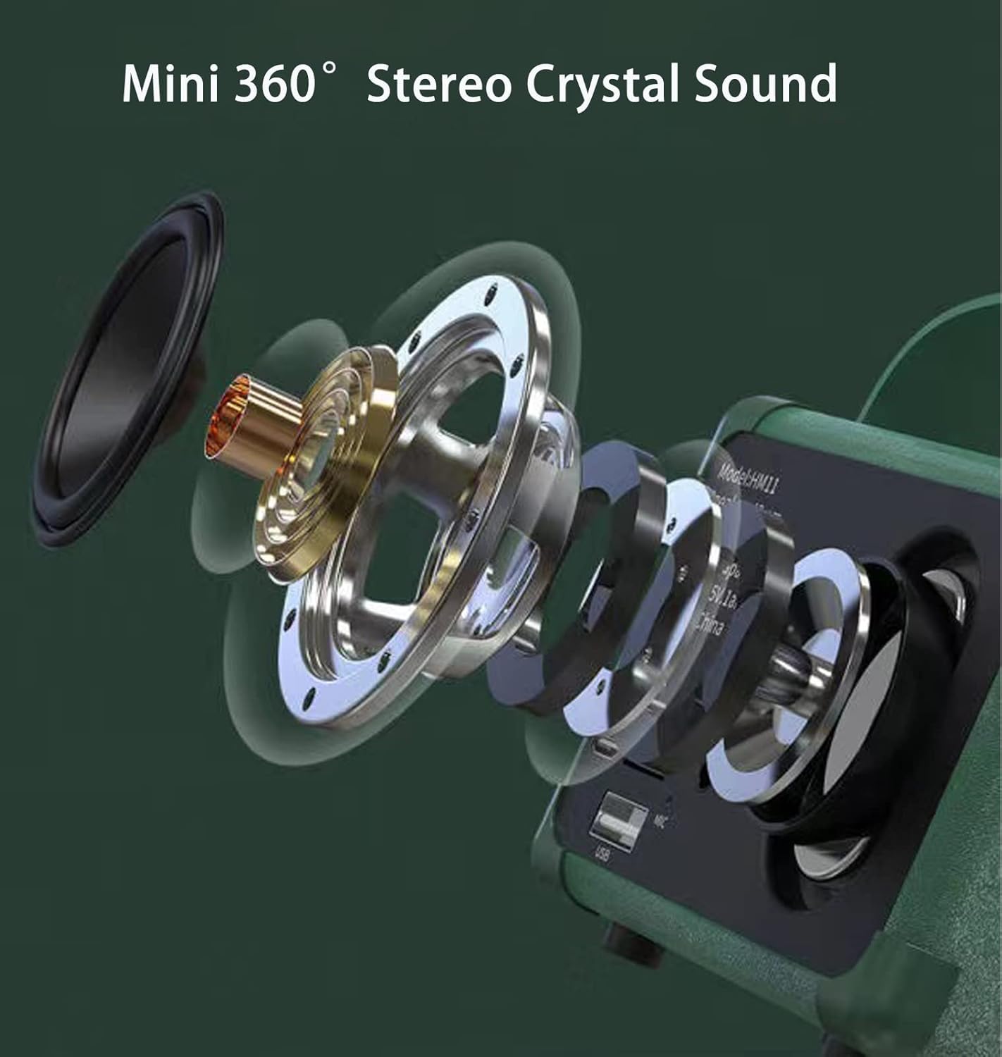 Dosmix Retro Bluetooth Speaker Vintage Decor Mini Speaker