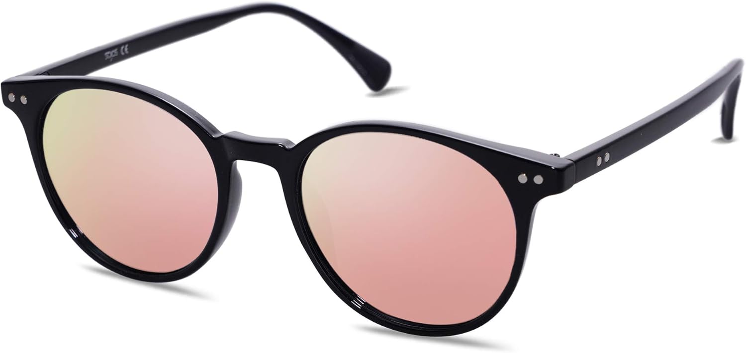 SOJOS Small Round Polarized Sunglasses