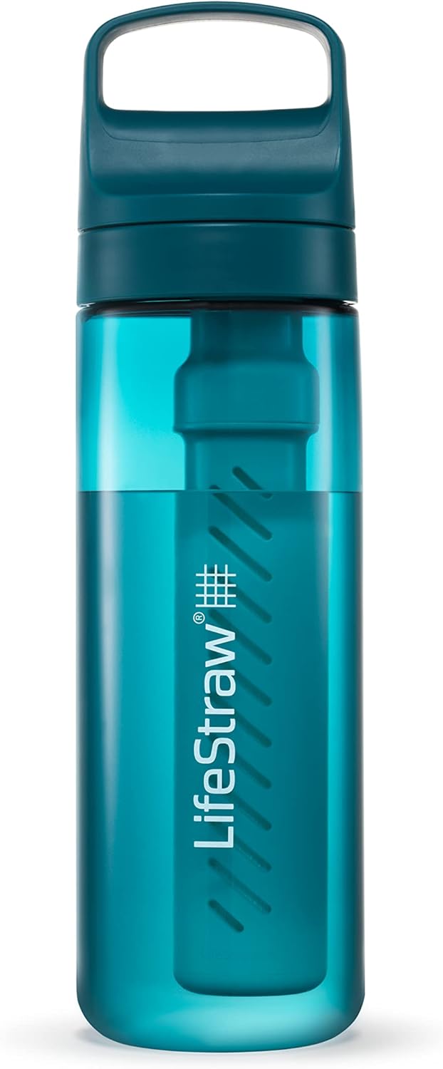 LifeStraw Go Series, BPA-Free Water Bottle for Travel