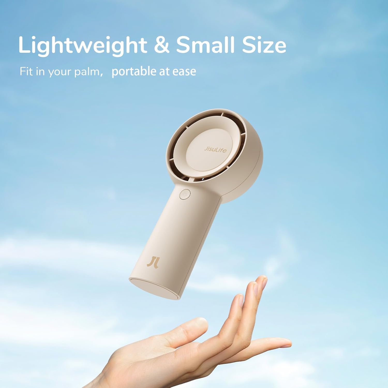 JISULIFE Portable Turbo Fan, 4000mAh USB Rechargeable