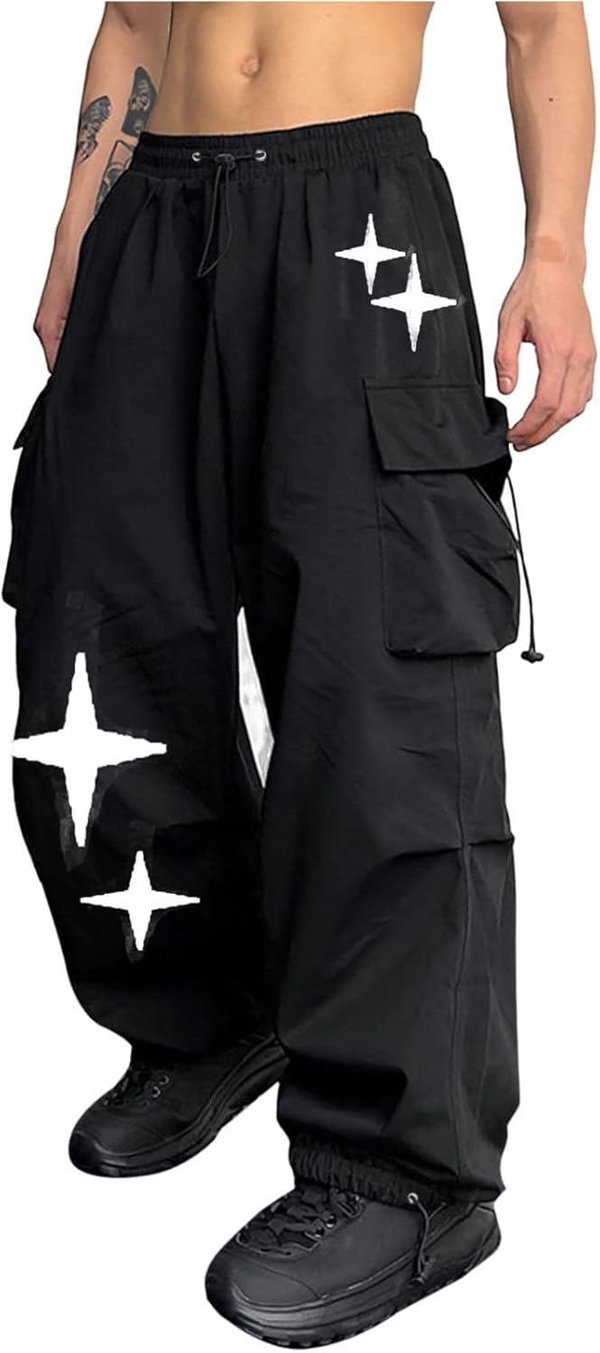 ZAFUL Flat Pocket Parachute Pants for Men