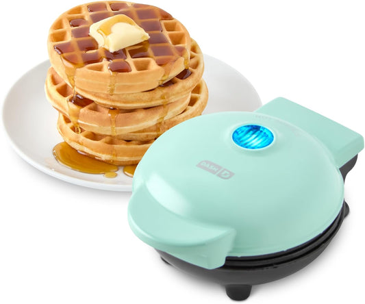 DASH Mini Waffle Maker 4" Nonstick Quick Heat-Up