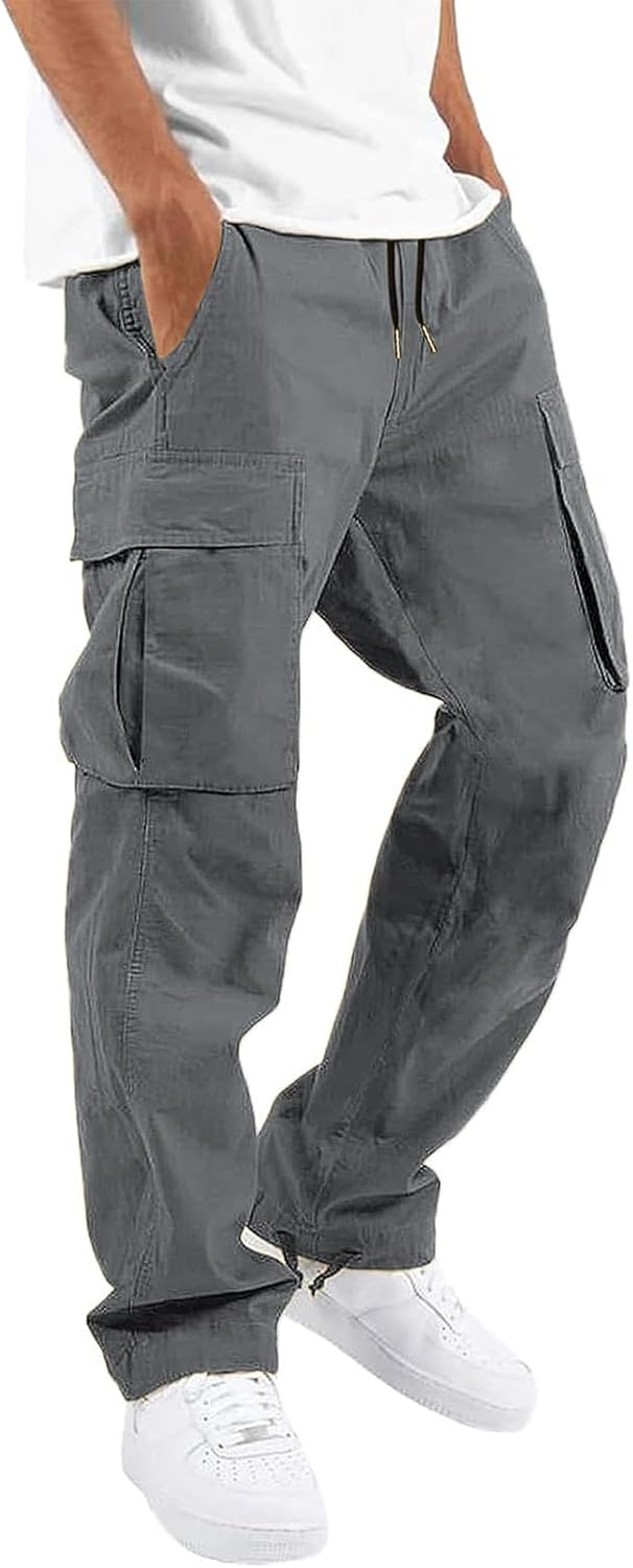 HUNGSON Mens Cargo Pants for Men