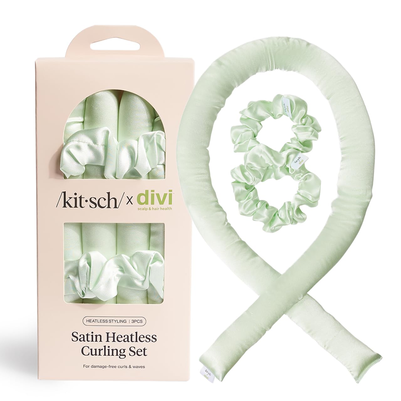 Kitsch Satin Heatless Curling Set