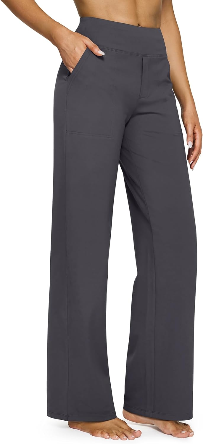 G4Free Women's Wide-Leg Yoga Pants