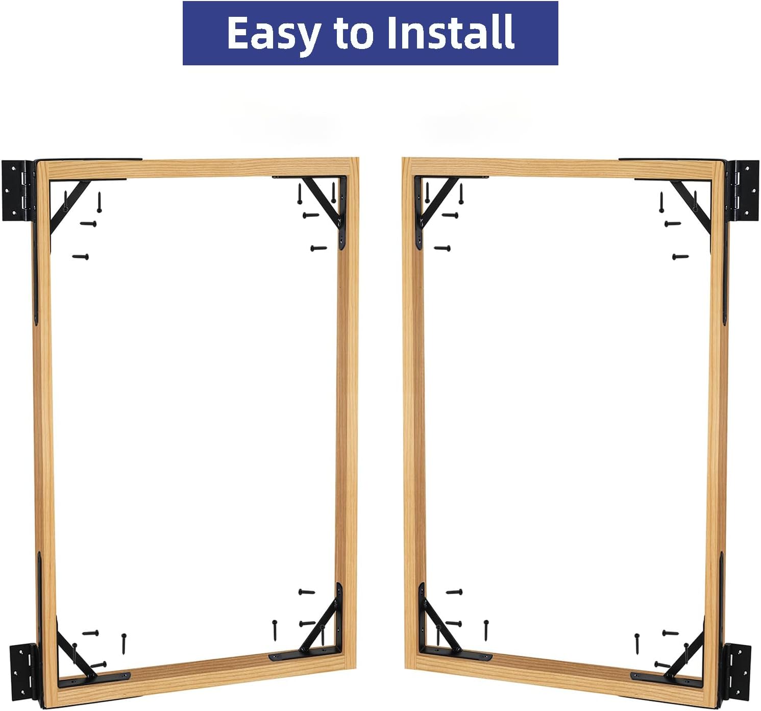 Fence Gate Kit Gate Hardware 2 Set Anti Sag Gate Kit