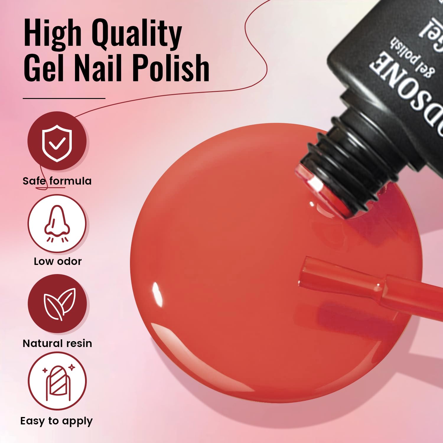 JODSONE Gel Nail Polish Kit with UV Light