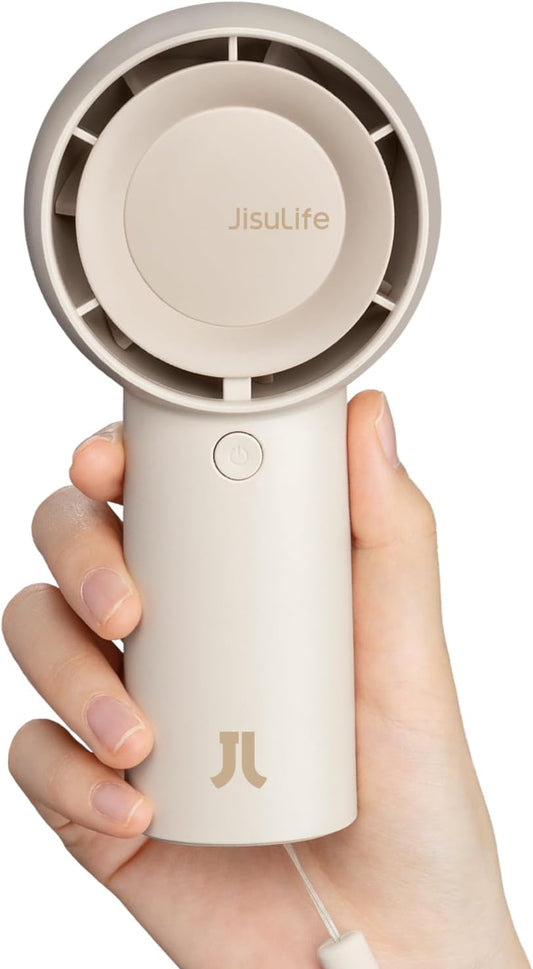 JISULIFE Portable Turbo Fan, 4000mAh USB Rechargeable