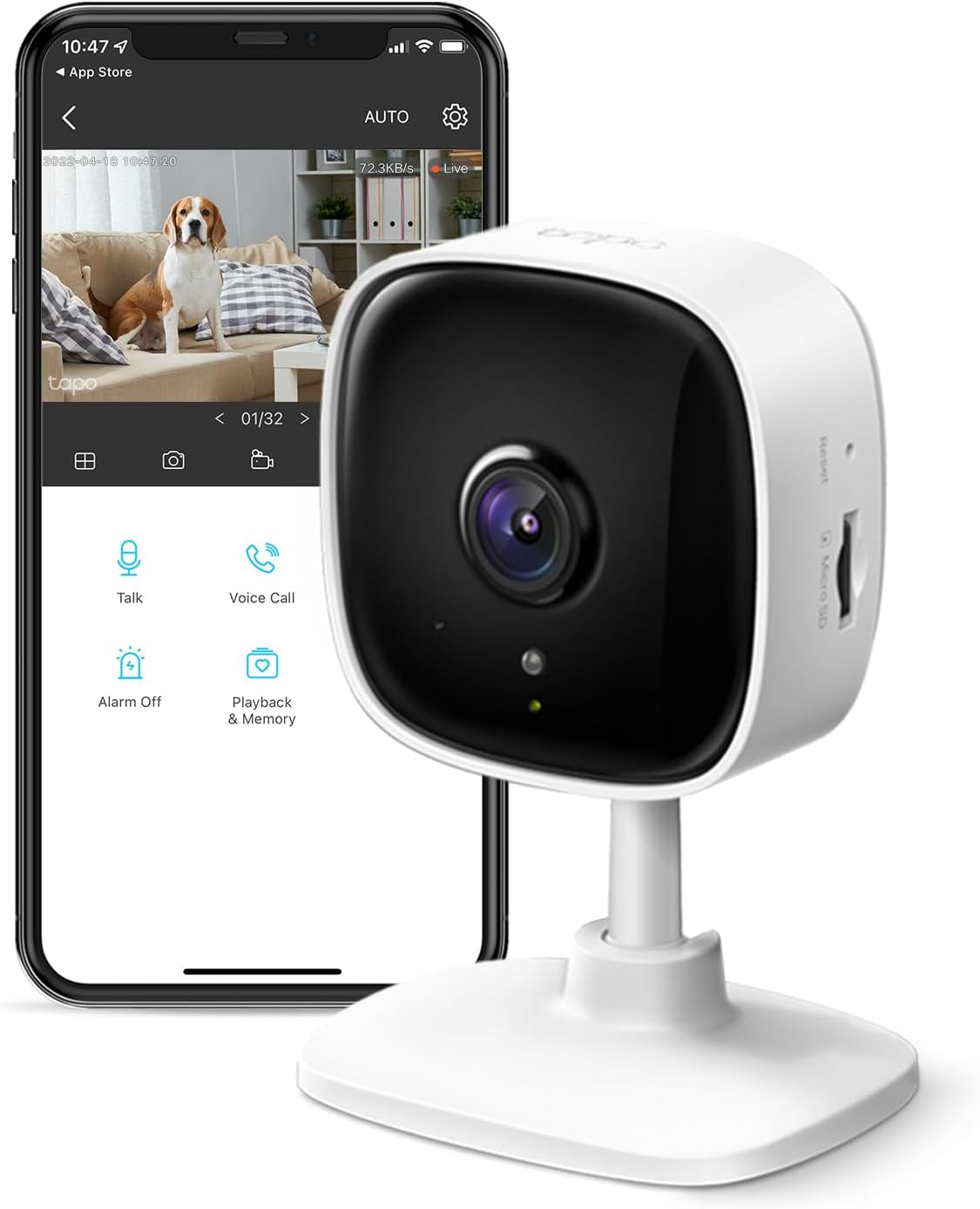 Tapo TP-Link C100 1080P Indoor Security Camera