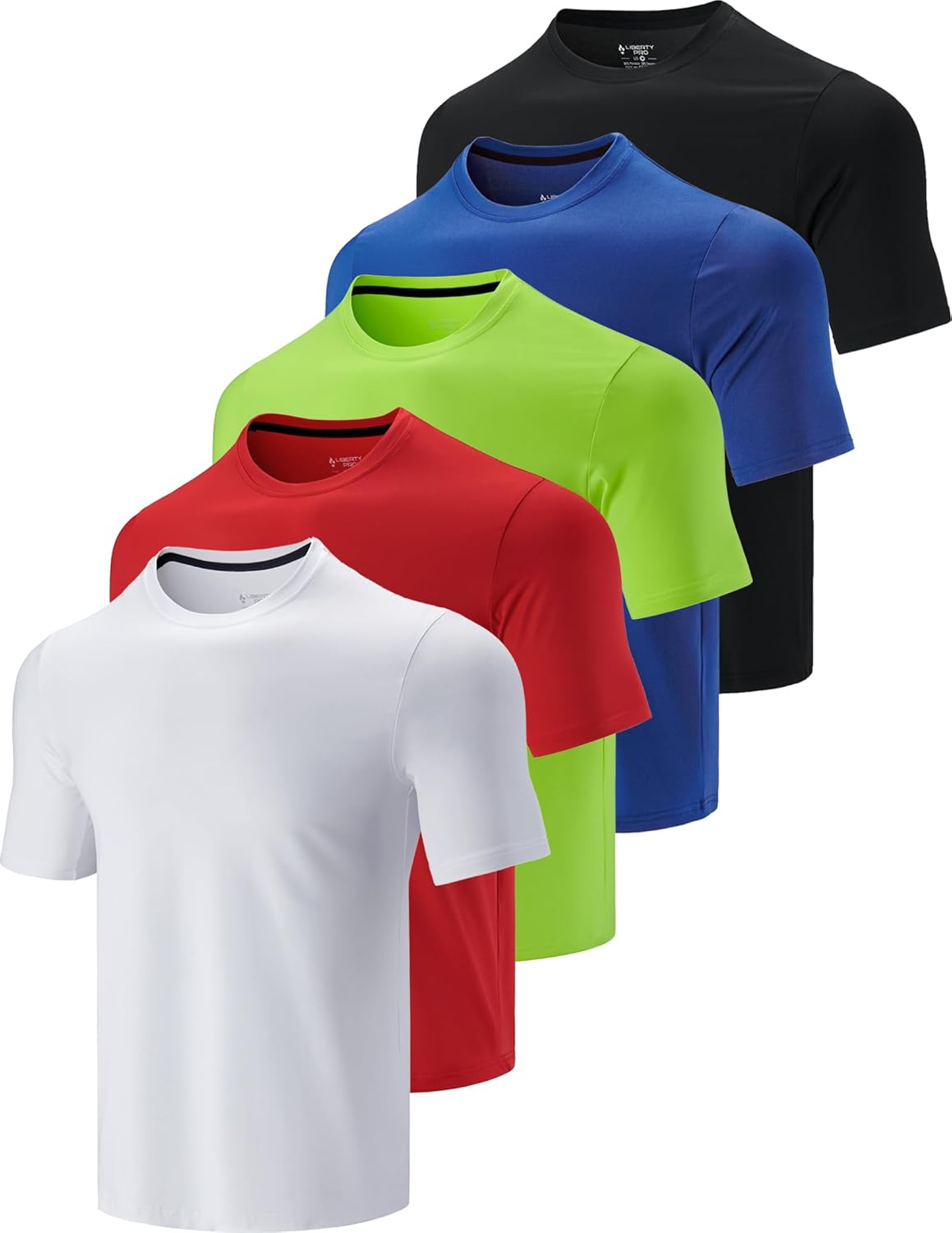 Men’s Active Quick Dry Crew Neck T Shirts