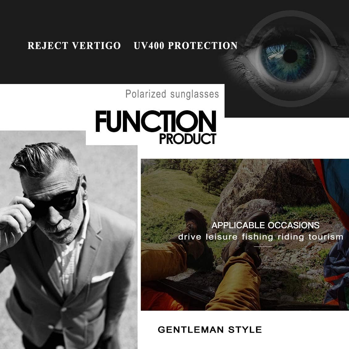 FEIDUSUN Polarized Sunglasses Men & Women