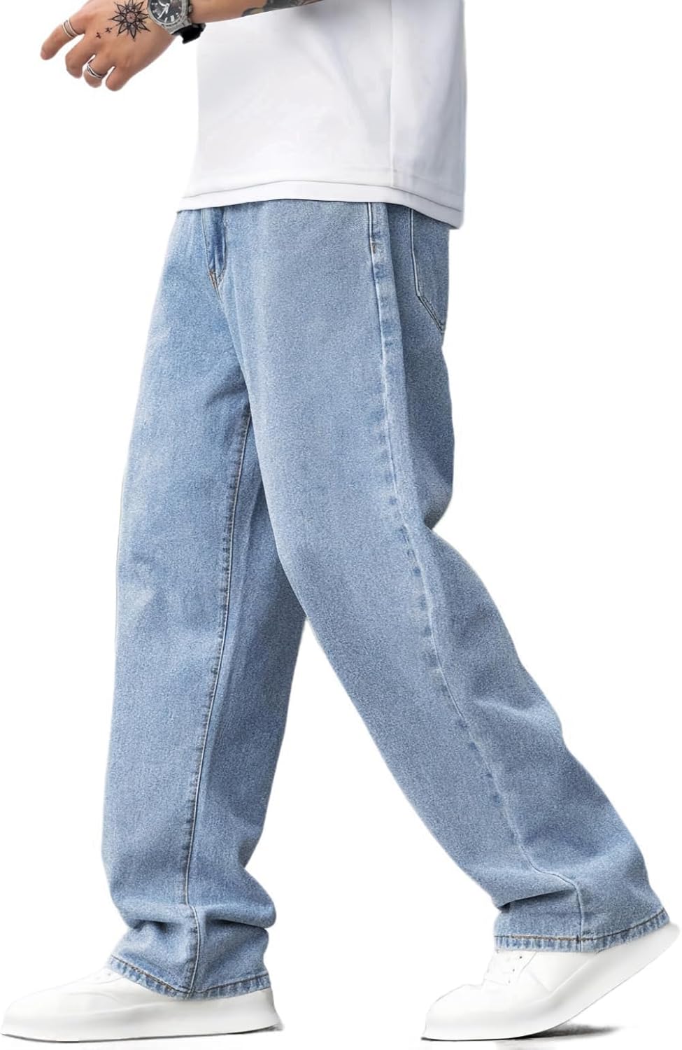 Baggy Jeans for Men Streetwear Vintage Wide Pants