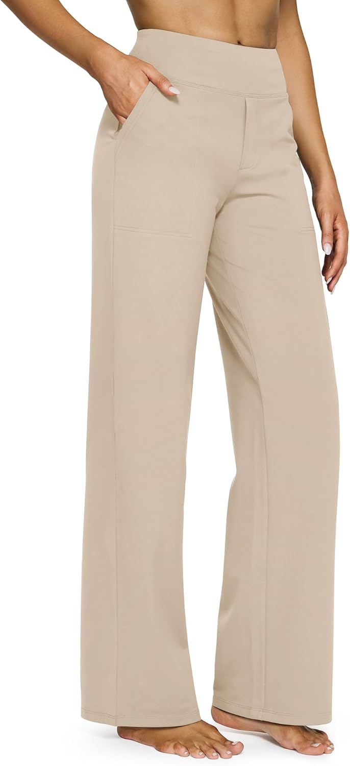 G4Free Women's Wide-Leg Yoga Pants