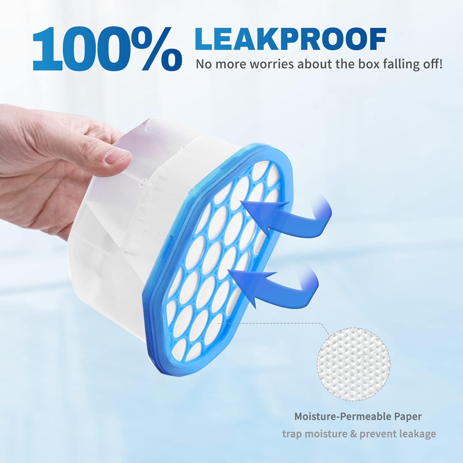 Vacplus 6-Pack Moisture Absorbers for Bathroom