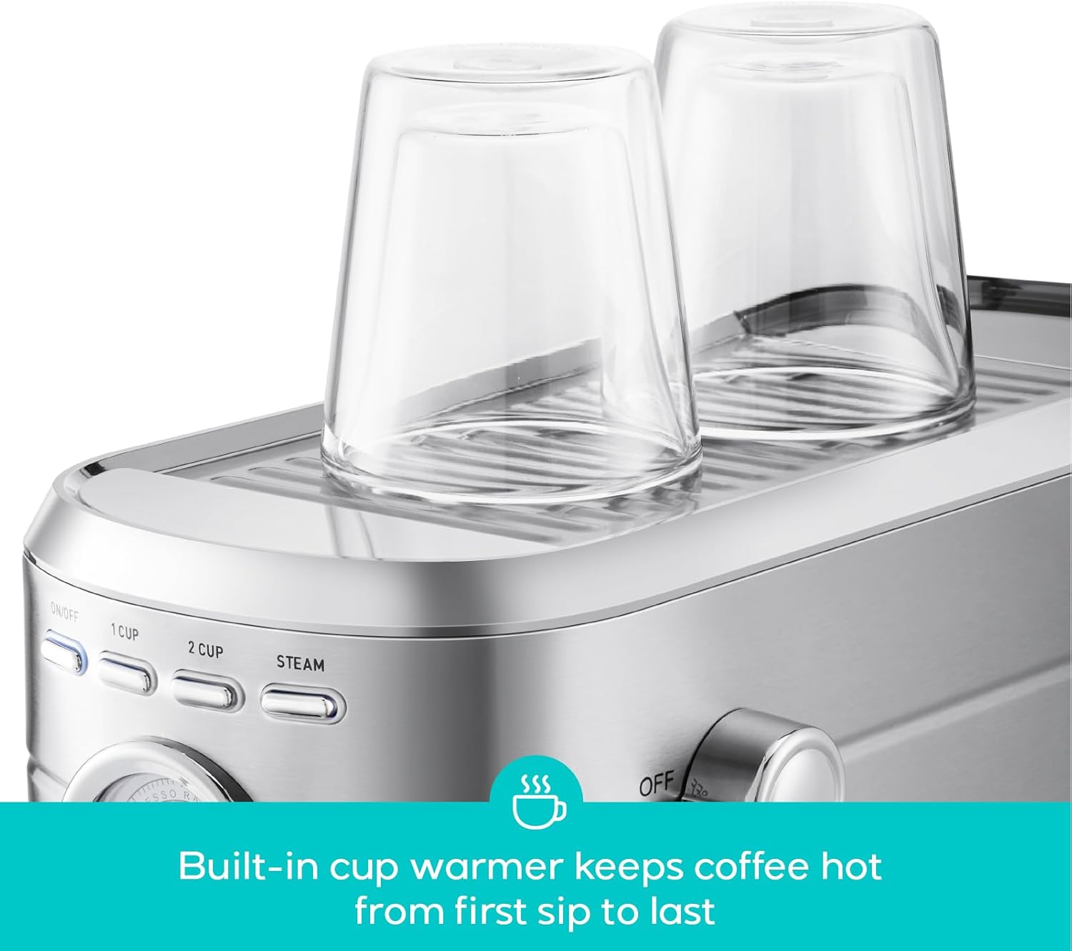 CASABREWS Espresso Machine 20-Bar with Milk Frother