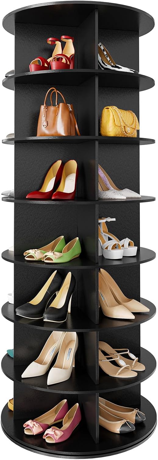 SpaceAid 7 Tier Rotating Shoe Rack Tower