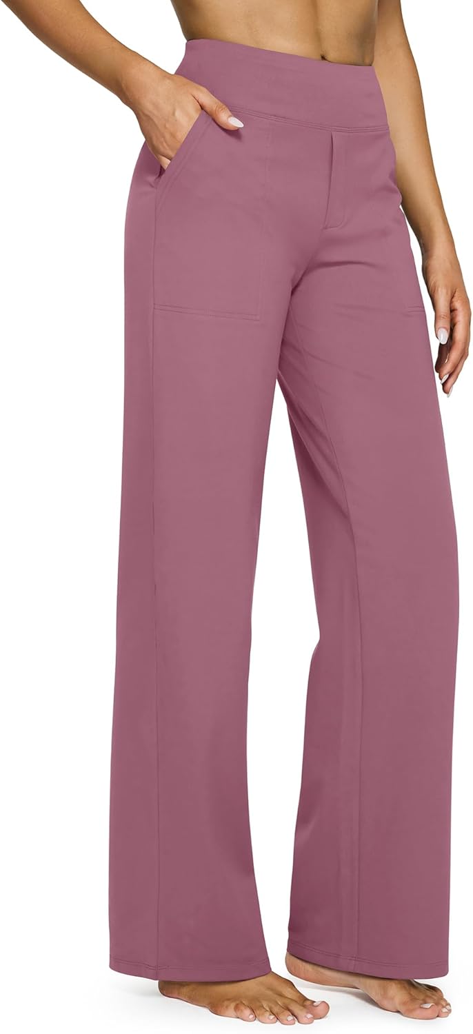 G4Free Women's Wide-Leg Yoga Pants