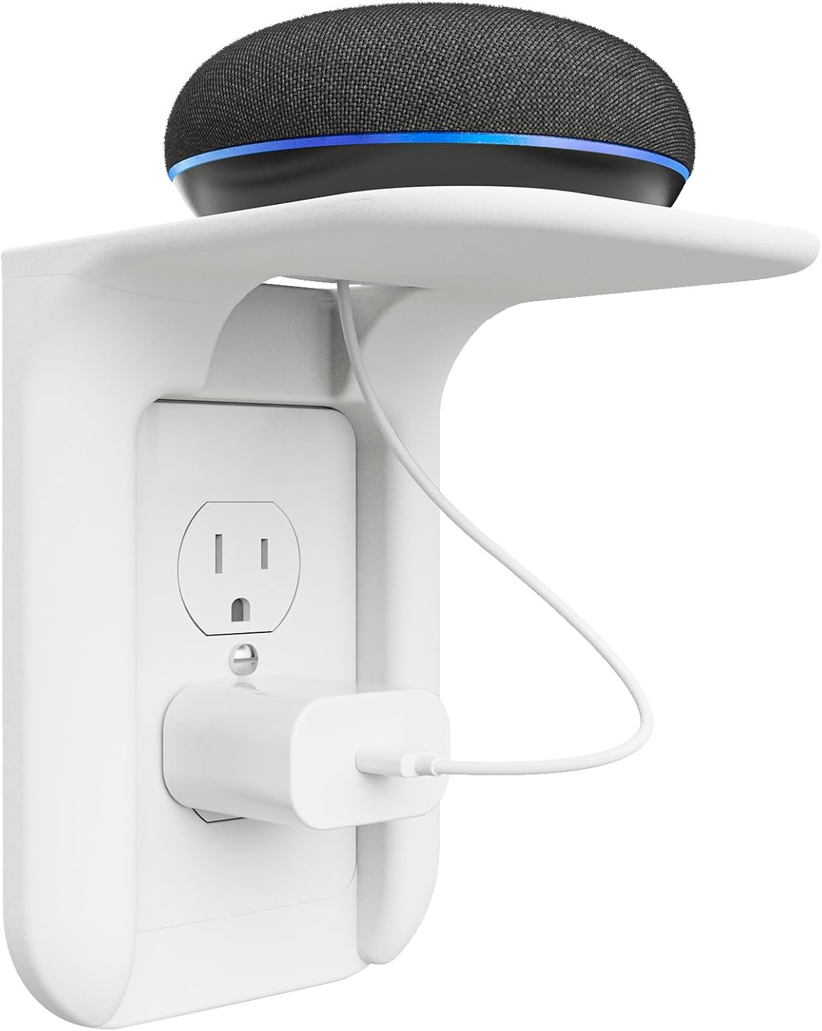 WALI Outlet Shelf Wall Holder for Smart Home