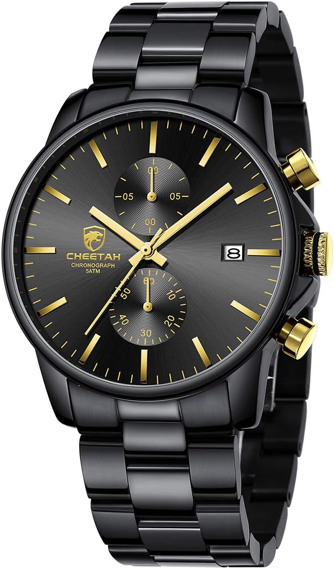 GOLDEN HOUR Fashion Business Mens Watches