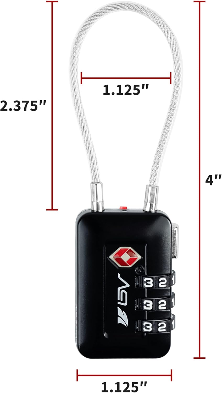 TSA Approved Travel Luggage Locks
