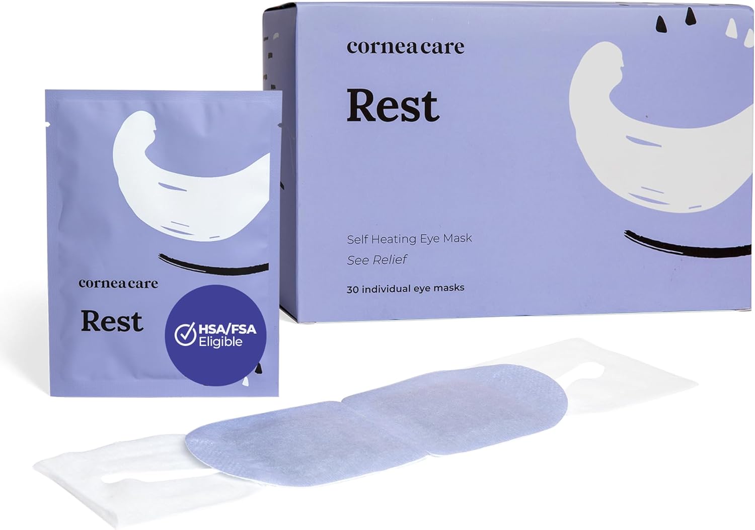 Rest Self-Heating Eye Mask, Dry Eye Relief