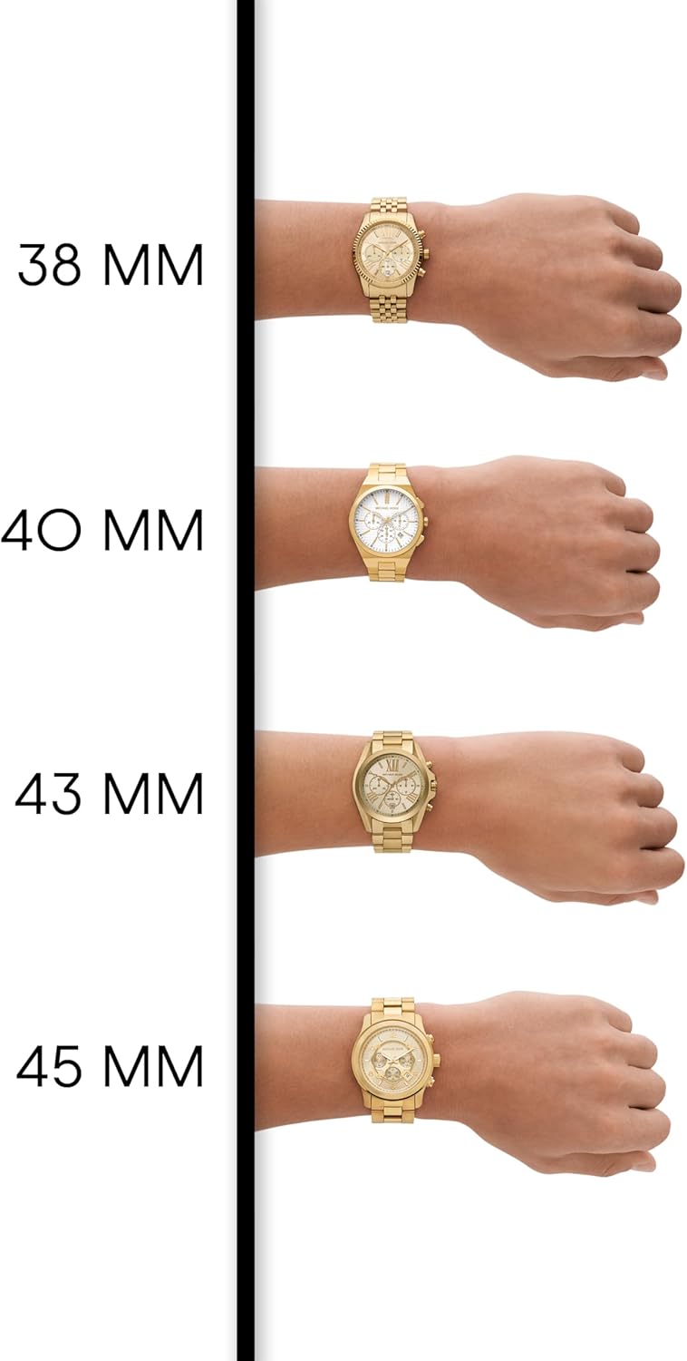 Michael Kors Dylan Men's Watch, Stainless Steel Chronograph Watch for Men with Steel or Silicone Band