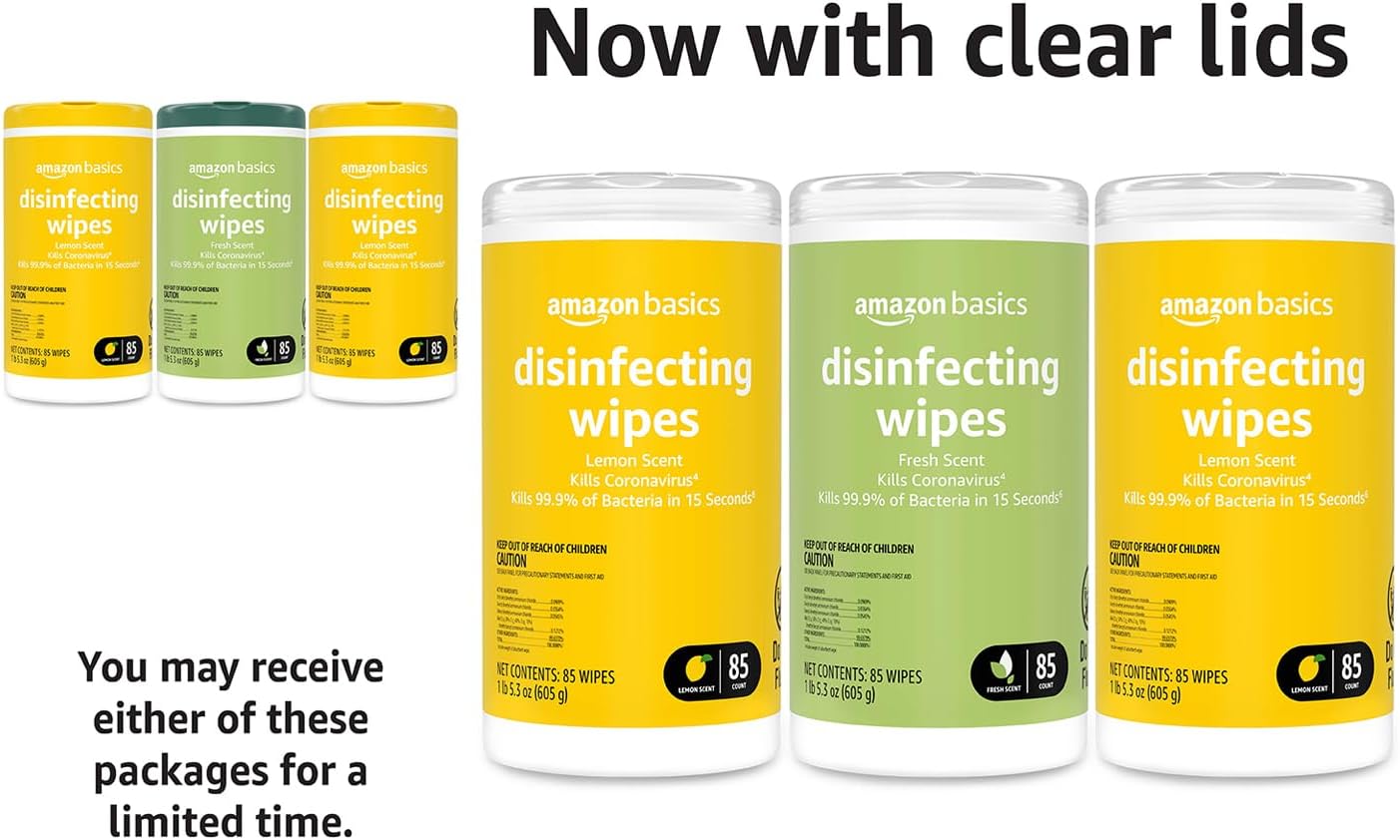 Sanitizing Wipes Lemon & Fresh Scent