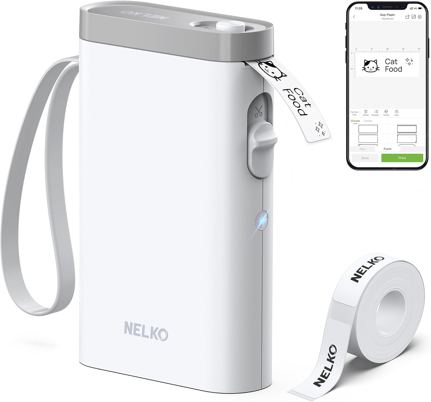 Label Maker – Wireless Mini Printer with Tape