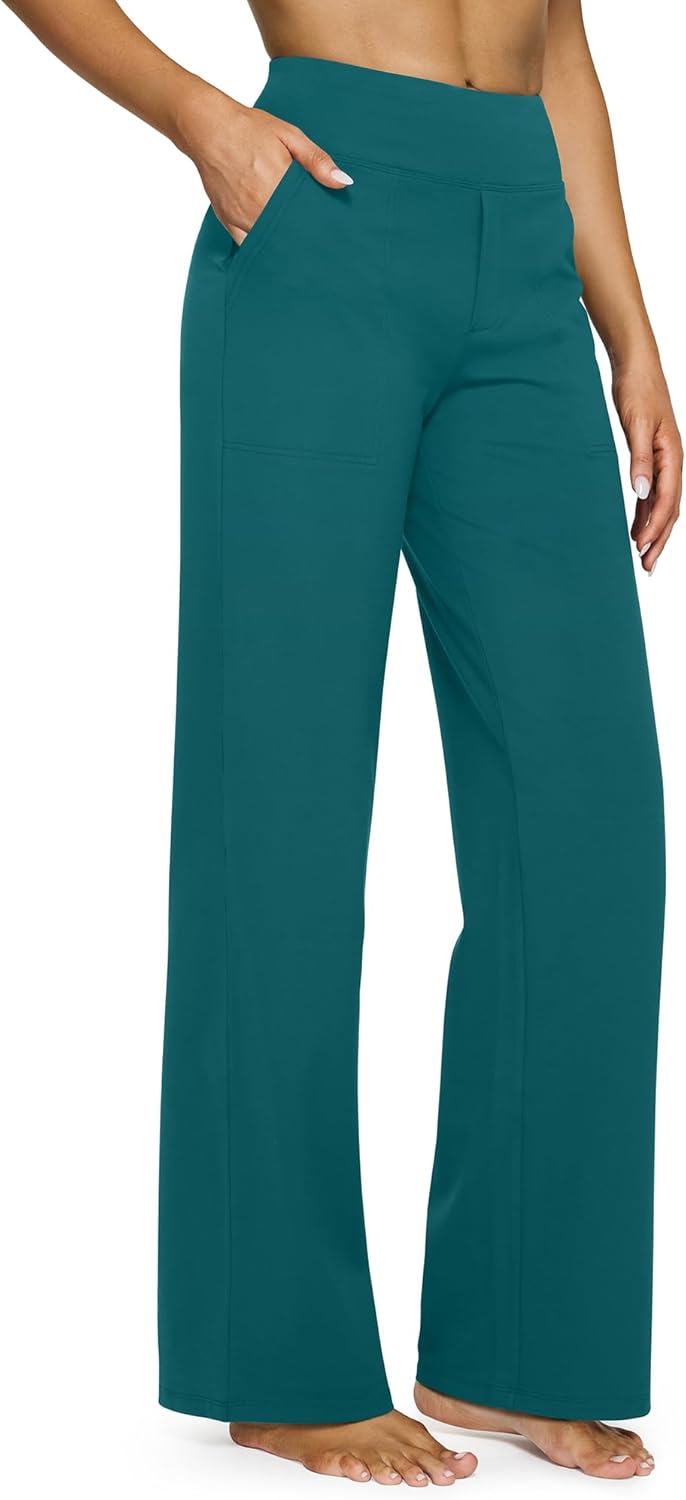 G4Free Women's Wide-Leg Yoga Pants