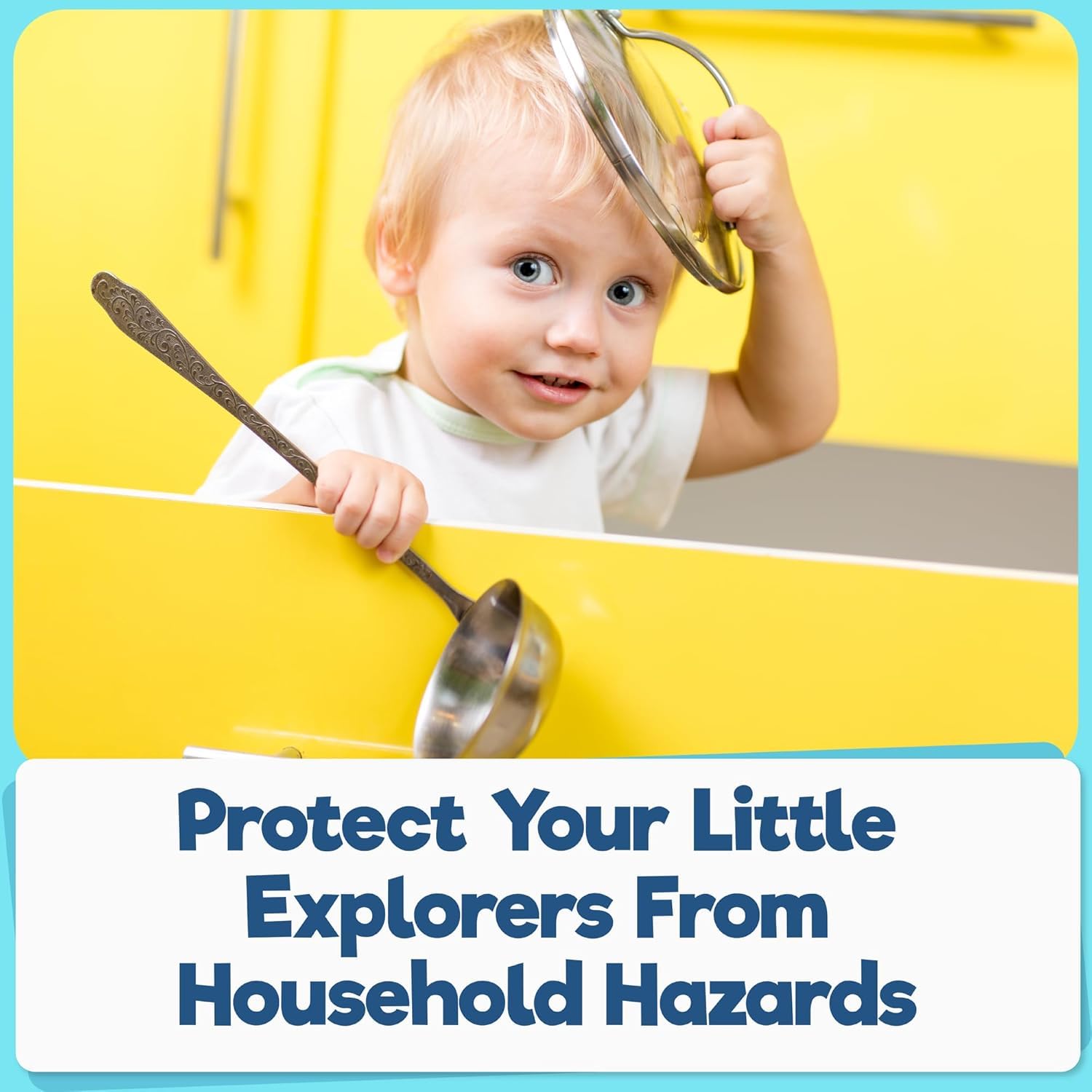 Invisible Baby Proofing Cabinet Latch Locks