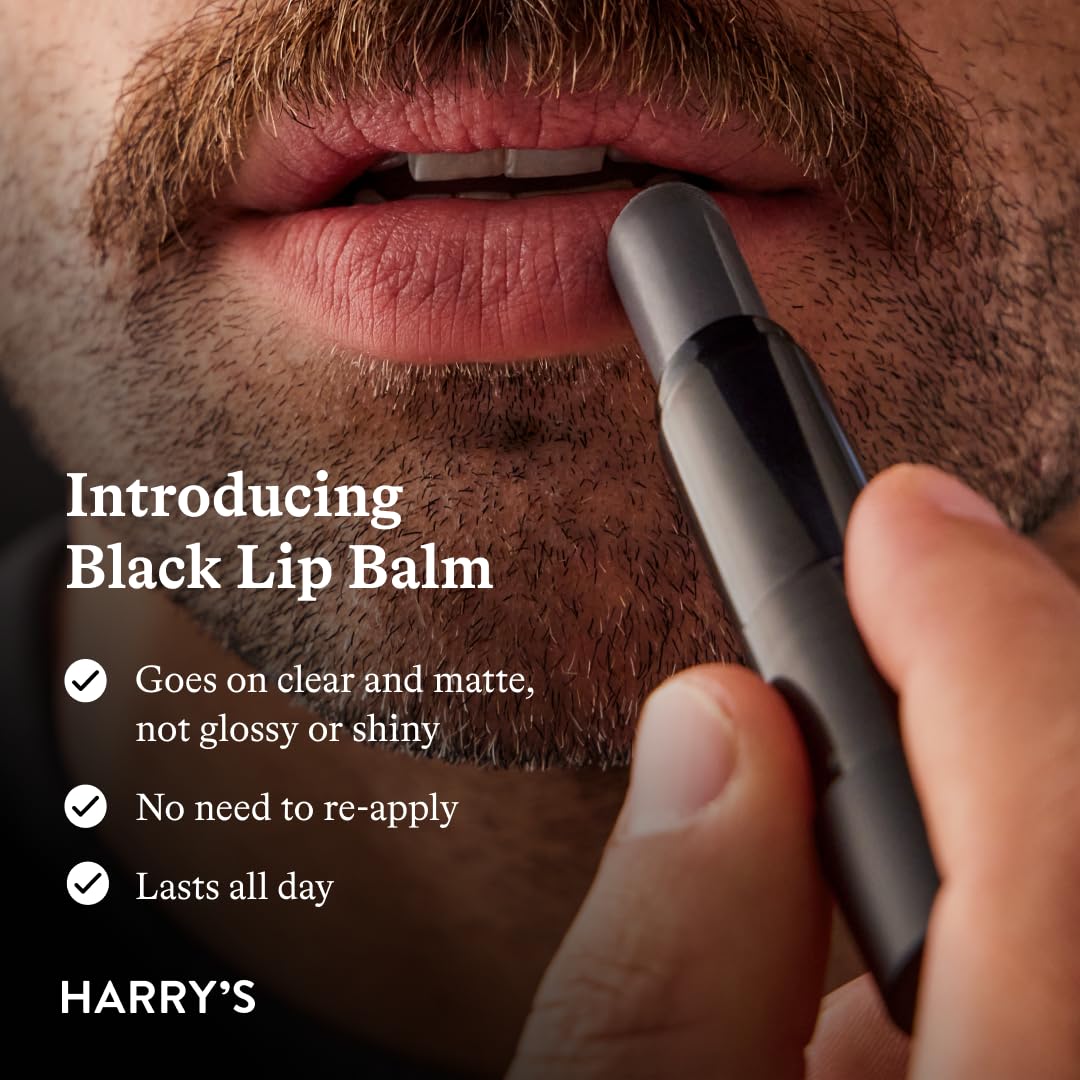 Harry's Black Lip Balm for Men Hydrating Men's Lip Balm