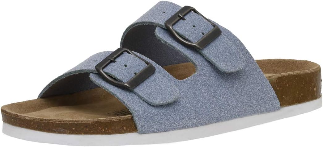 CUSHIONAIRE Women's Cork Footbed Sandals